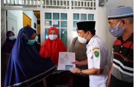 Door to Door Menjadi Solusi Dedy Berikan Santunan Ditengah Pandemi