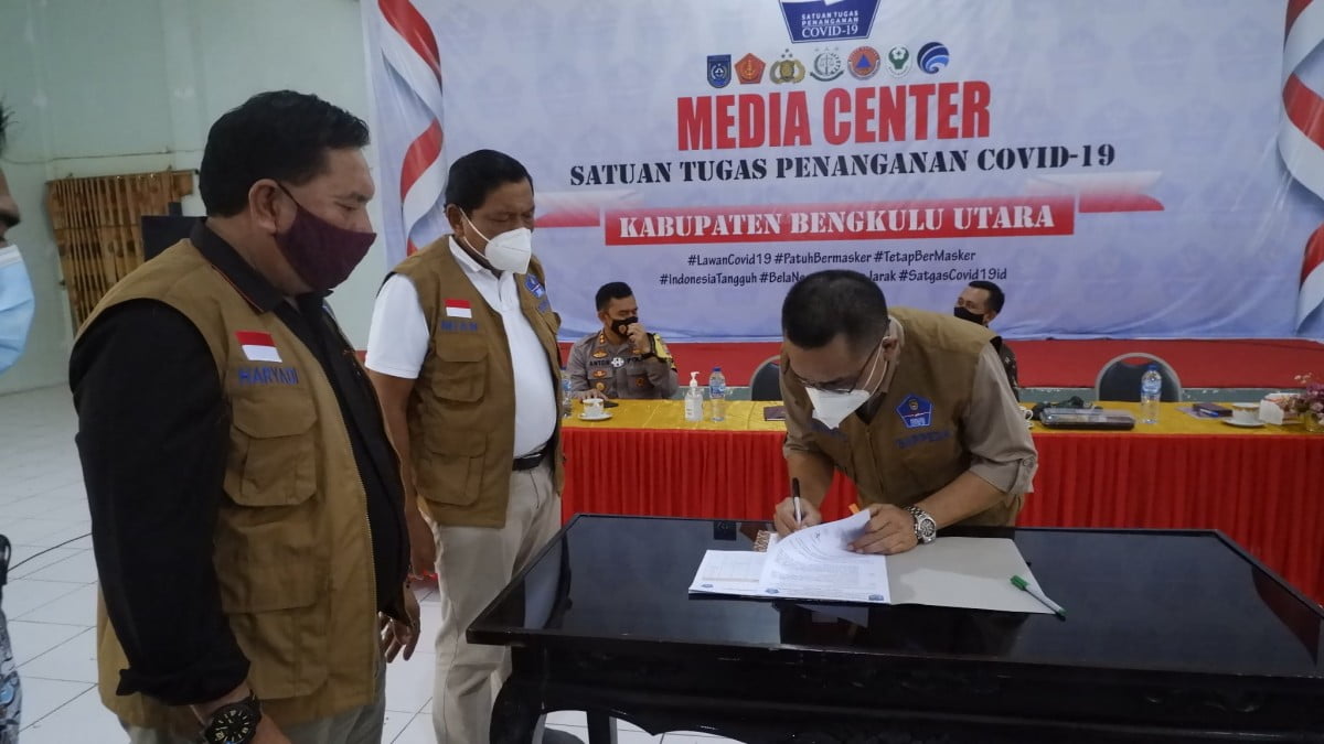 Bupati Mian Ganti Sekretaris Satgas Covid-19 Bengkulu Utara