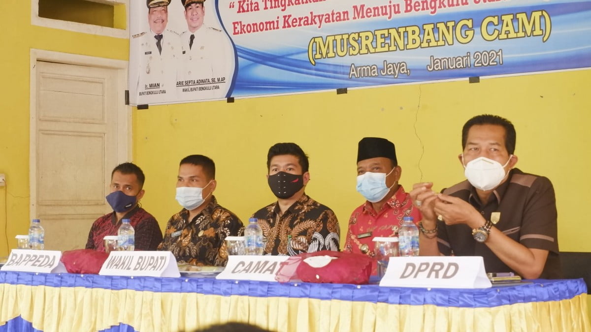 Wabup BU Hadiri Musrenbang Kecamatan Arma Jaya