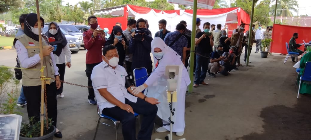 Tidak Ditemukan KIPI, Bengkulu Utara Laksanakan Vaksinasi COVID-19 Dosis Kedua