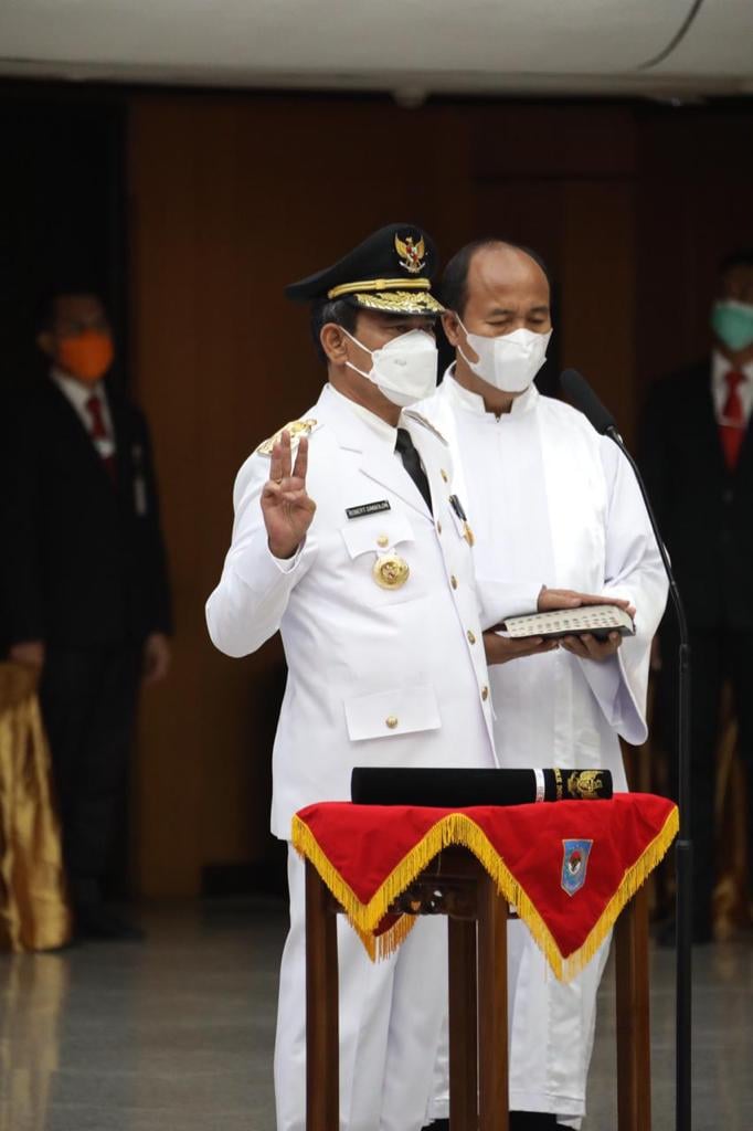 Mendagri Lantik Deputi BNPP Menjadi Penjabat Gubernur Bengkulu