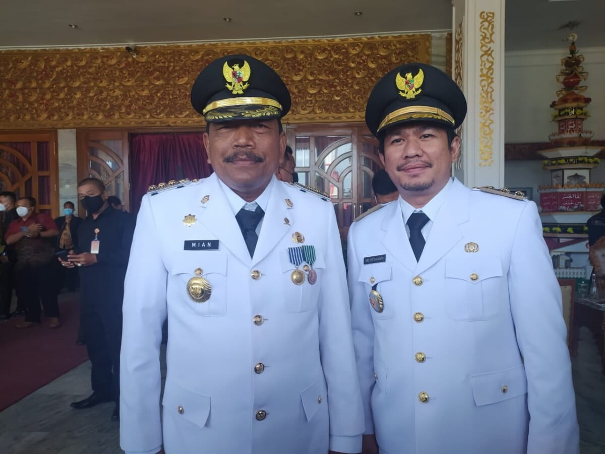 Resmi Dilantik Gubernur, Mian dan Arie Sah Bupati dan Wakil Bupati Bengkulu Utara Periode 2021-2024