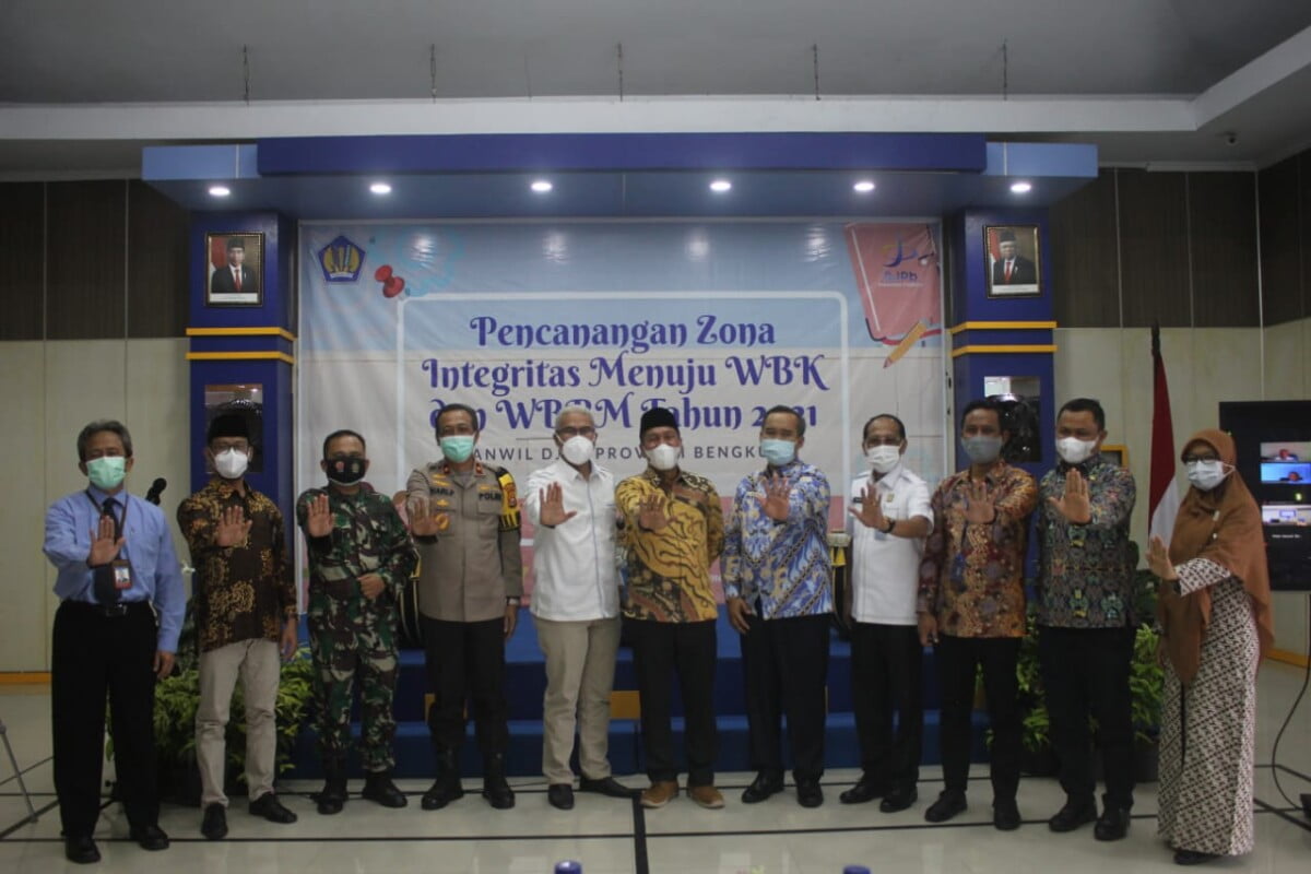 Pemprov Apresiasi Zona Integritas Menuju Wilayah Bebas Korupsi