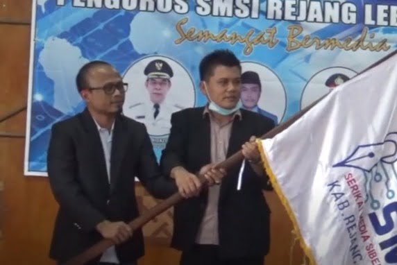 Pengurus SMSI Rejang Lebong Dikukuhkan, Sholawat Badar Dikumandangkan