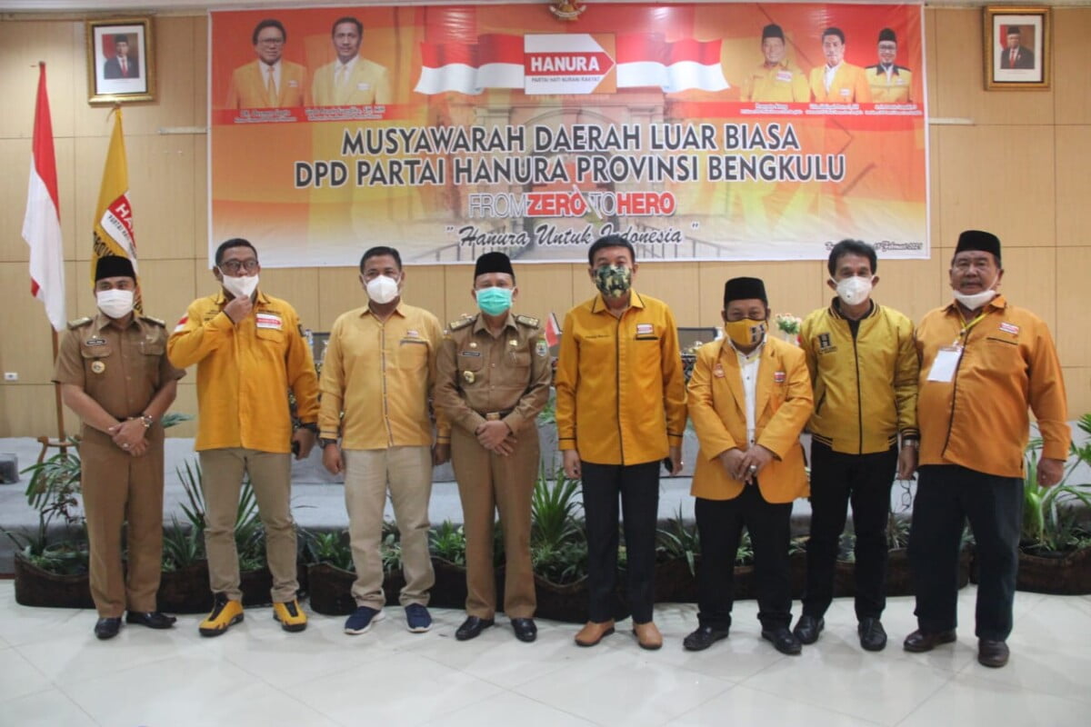 Plh Gubernur Bengkulu Berharap Musdalub Partai Hanura Terpilih Berikan Kesejahteraan