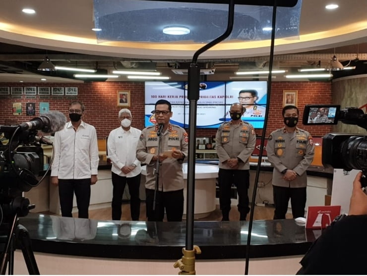 Humas Polri dan LKBN Antara Resmikan Pelatihan Virtual Penguatan Kapasitas SDM