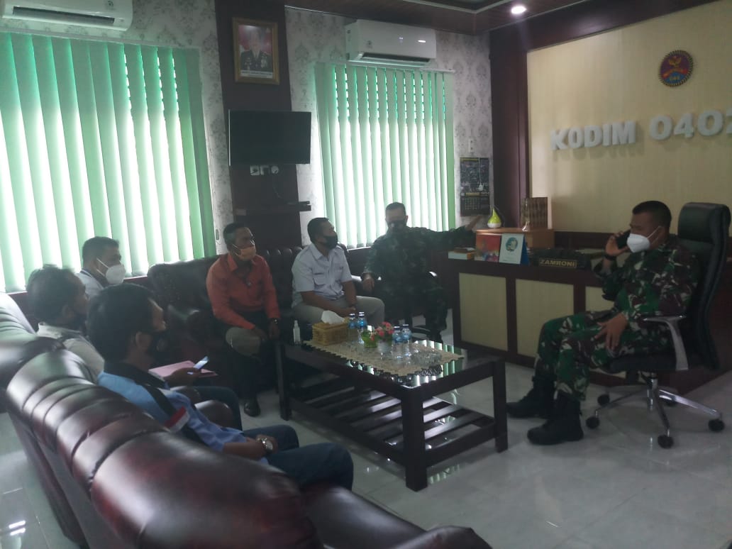 Pengurus SMSI OKI Audiensi Bersama Dandim 0402/OKI