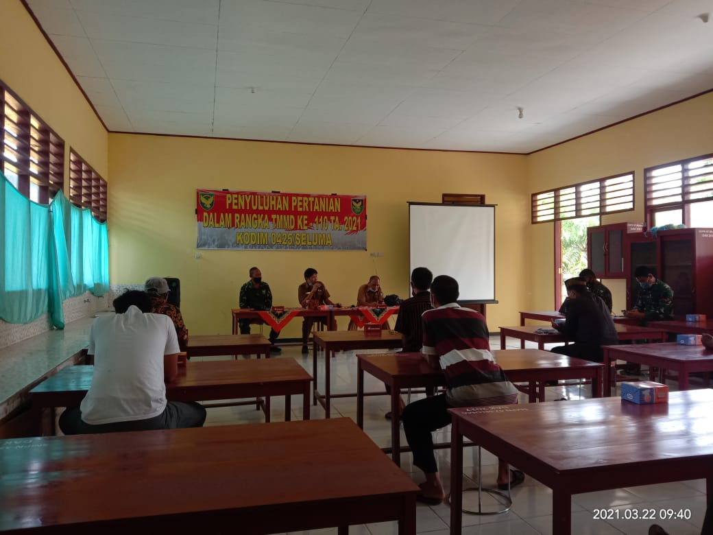 Satgas TMMD Beri Penyuluhan Pertanian