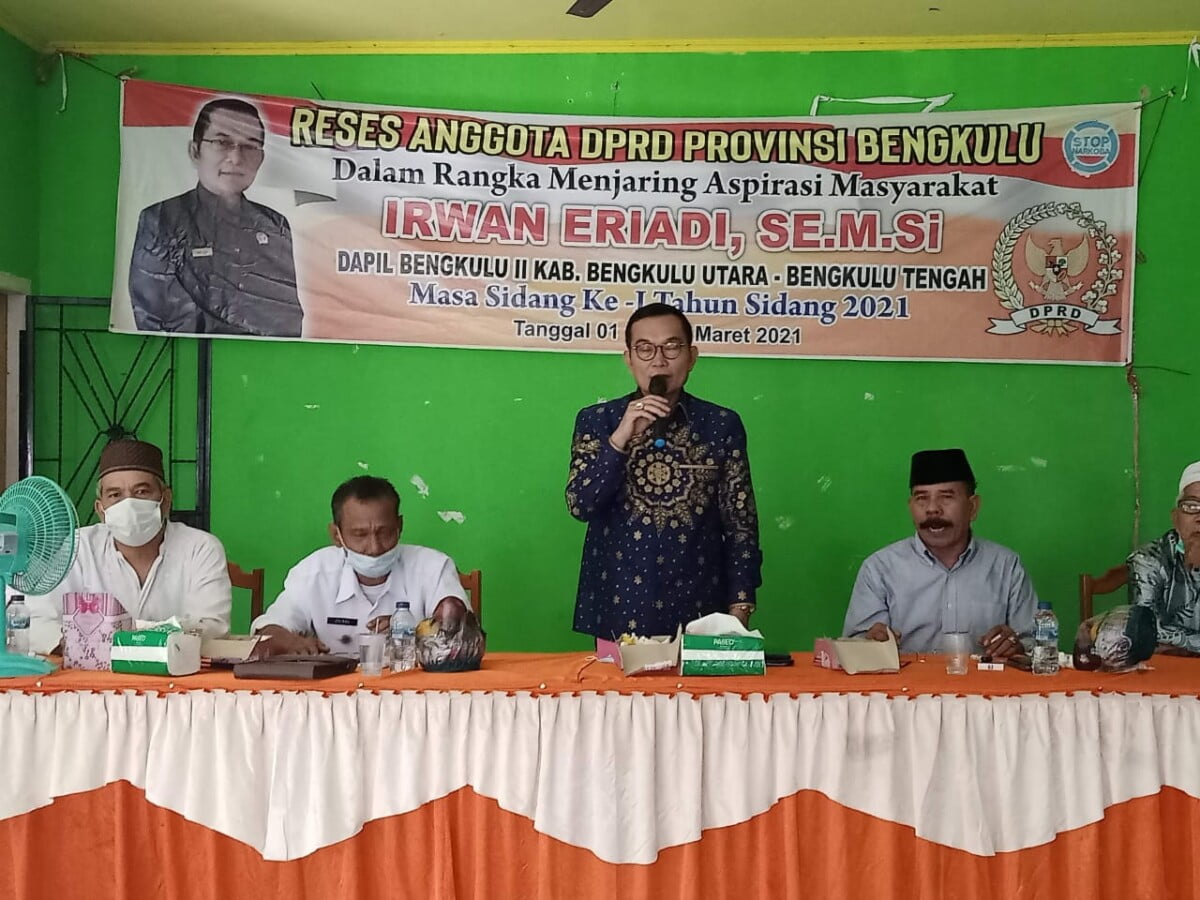 Irwan Eriadi Gelar Reses Turun Ke Dapil Jaring Aspirasi Masyarakat