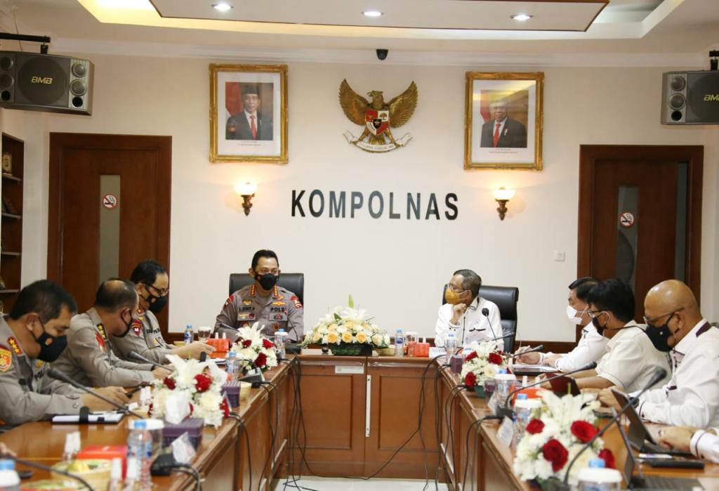 Kapolri Sambangi Kantor Kompolnas Bahas Pemantapan Polri Presisi
