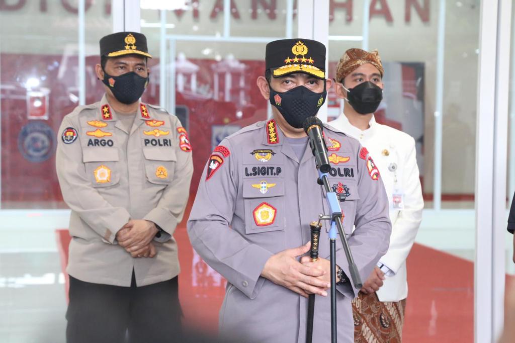 Kapolri Sidak Prokes Piala Menpora di Solo
