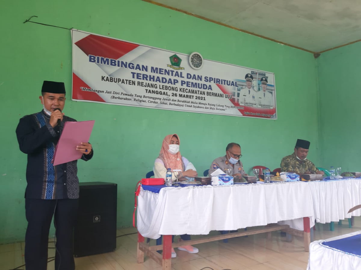 Kasat Binmas Polres RL Sampaikan Materi Bimtal Pemuda