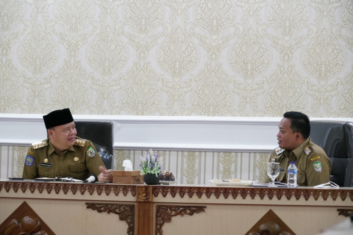 Bupati Erwin Sambangi Rohidin Bahas Tapal Batas dan Pelabuhan