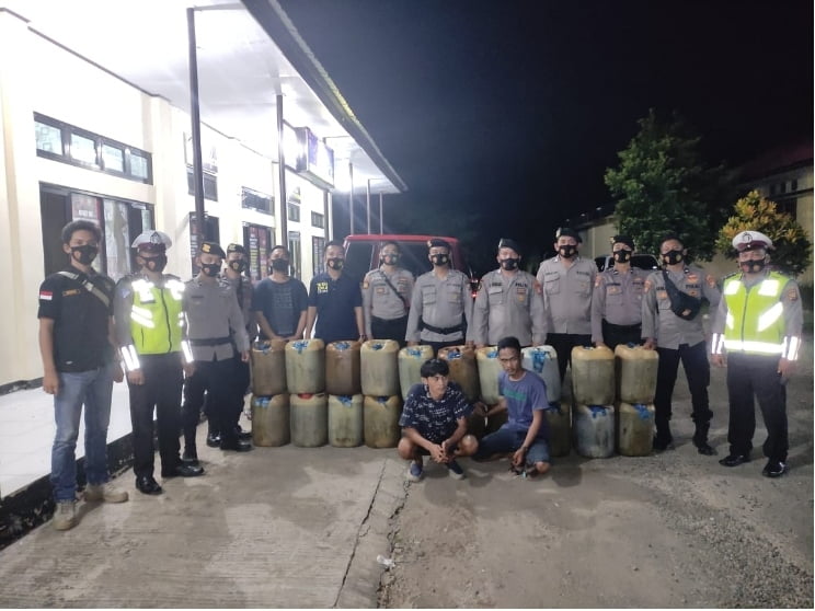 Warga Lubuk Pinang Terjaring Razia Timbun 640 Liter Solar Subsidi