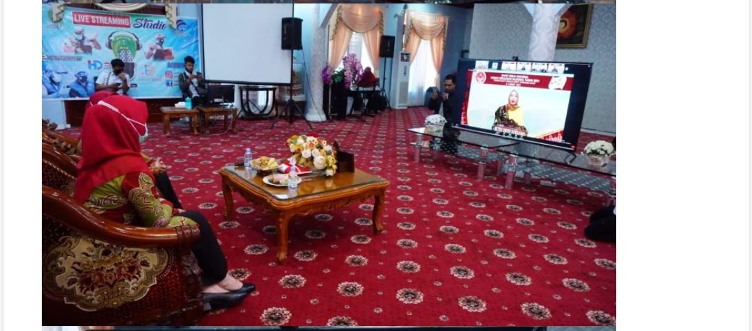 Dekranasda Kota Bengkulu Ikuti Rakernas Virtual