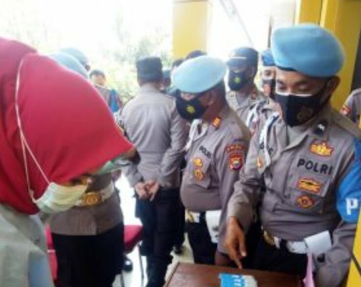 Bid Propam Polda Bengkulu Lakukan Cek Urine Personil Polres Lebong
