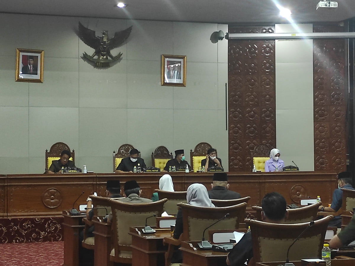 Rapat Paripurna Penyampaian LKPJ Gubernur Bengkulu Masa Sidang I Tahun 2020