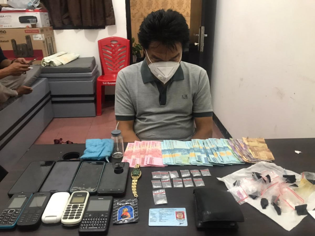 Polres RL Dapati 13 Paket Sabu Ditangan Pria Paruh Baya