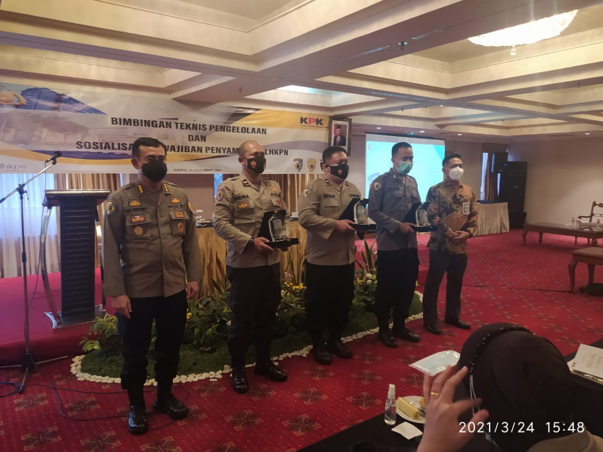 Polda Bengkulu Torehkan Prestasi dengan Juara l LHKPN