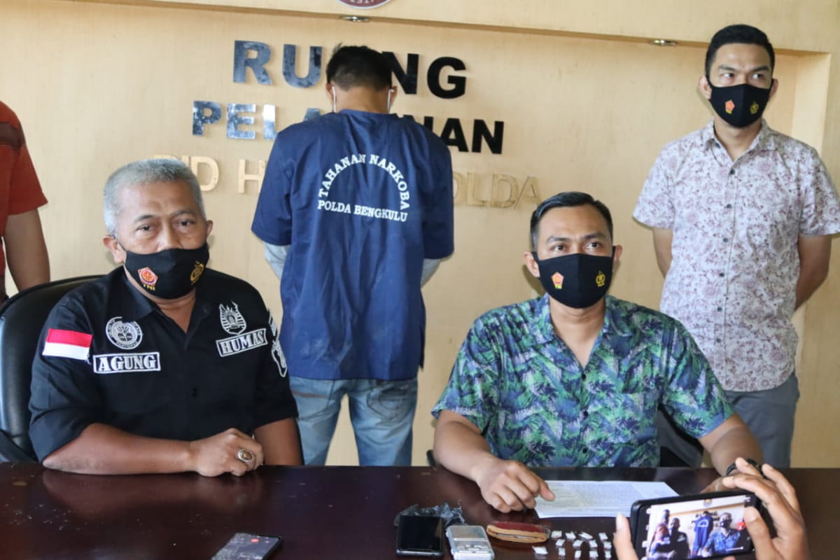 Resnarkoba Polda Bengkulu Tangkap Pengedar Dengan BB 22 Paket Sabu