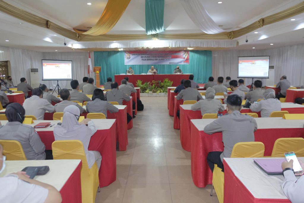 Polda Bengkulu Gelar Bimtek Aplikasi Smart DJA Kemenkeu dan E-Monev Bappenas
