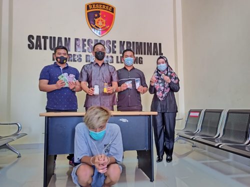 Polres Rejang Lebong Tangkap Warga Air Bang Jual Obat Penenang