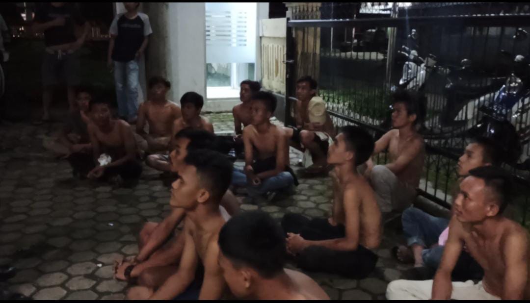 Polres BS Amankan Sejumlah Remaja Saat Pesta Tuak