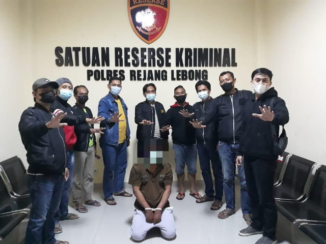 Pelaku Asusila Terhadap Anak Tiri Ditangkap Tim Cobra Polres RL