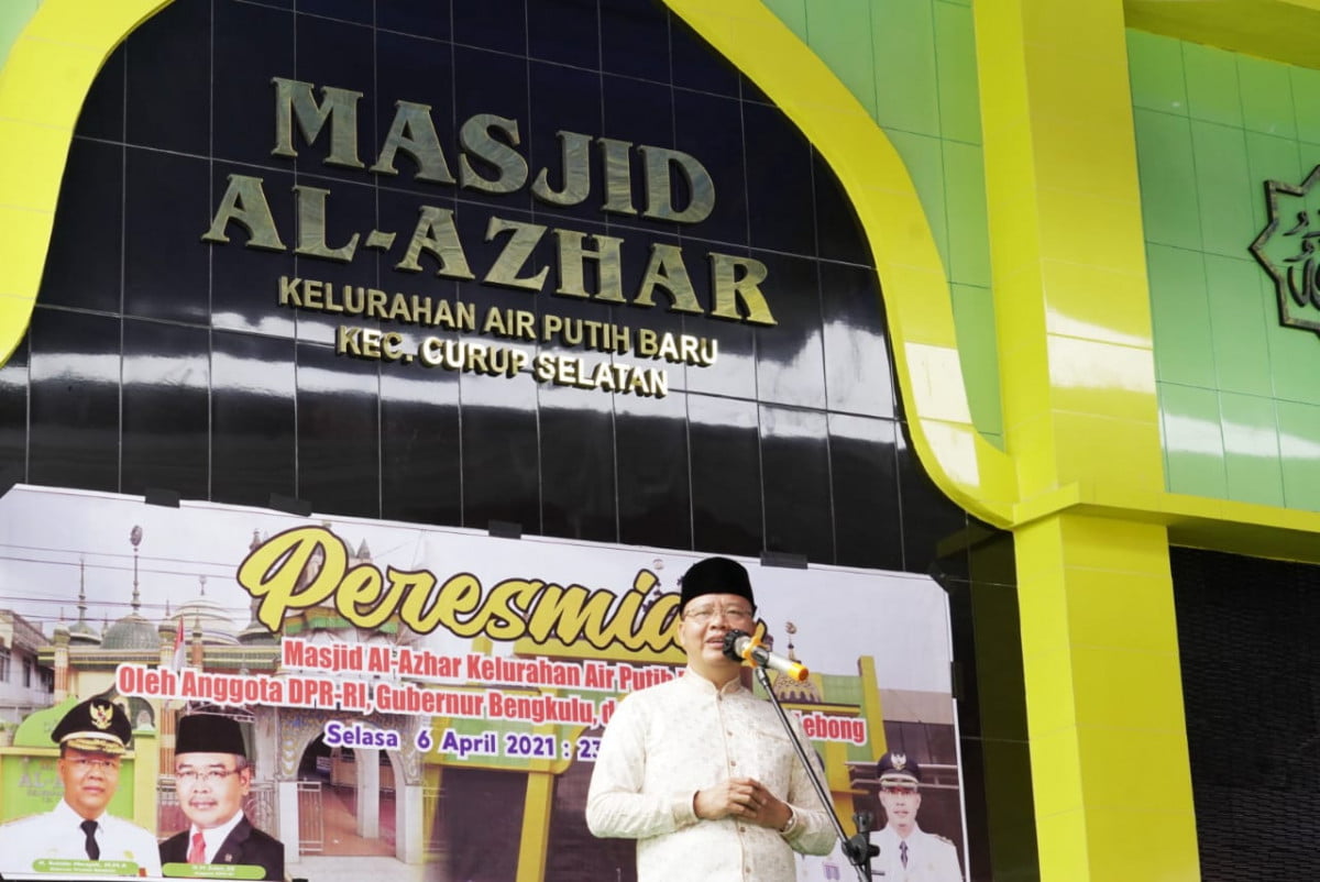 Selain Resmikan Masjid, Rohidin Sebut Ramadhan Tahun ini Makin Istimewa