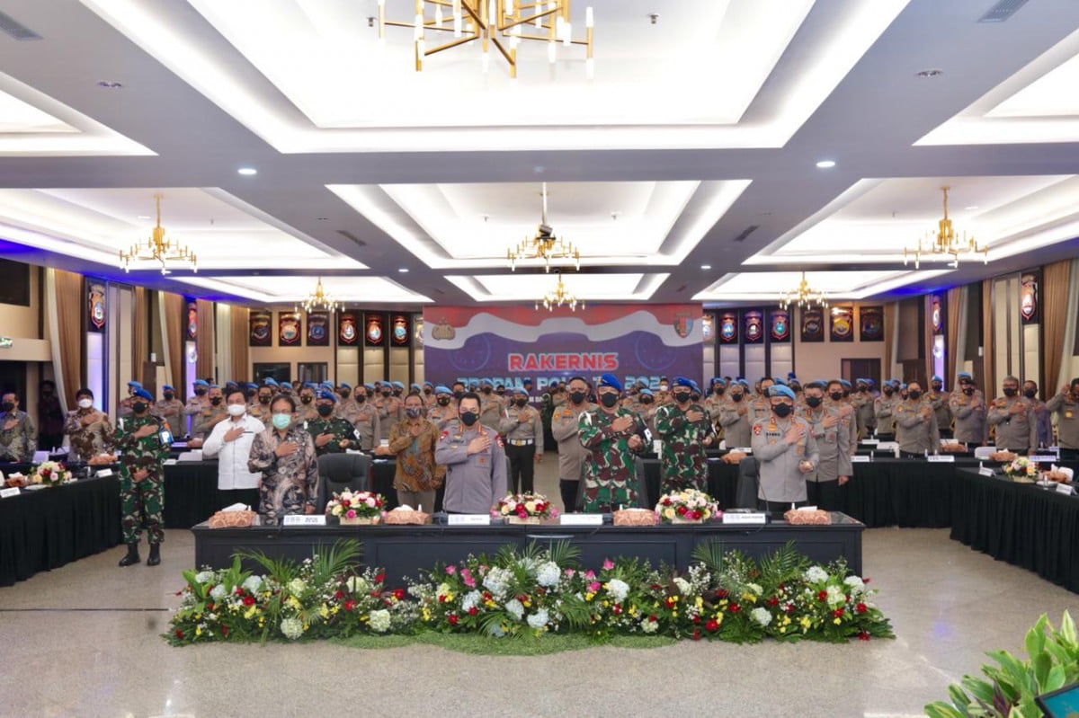 Di Rakernis Propam, Kapolri Tegaskan Anggota Terlibat Narkoba Diproses