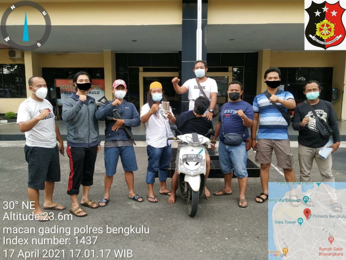 Tim Macan Gading Polres Bengkulu Amankan Warga Kepahiang Berserta BB Uang Puluhan Juta