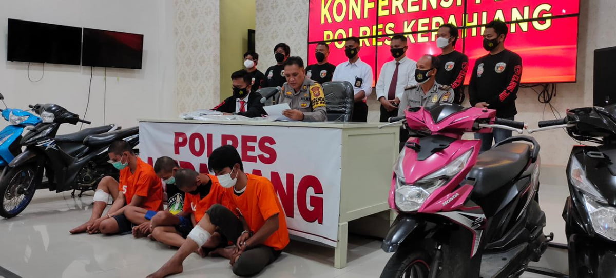 Polres Kepahiang Amankan Pelaku Curanmor Asal Sumsel