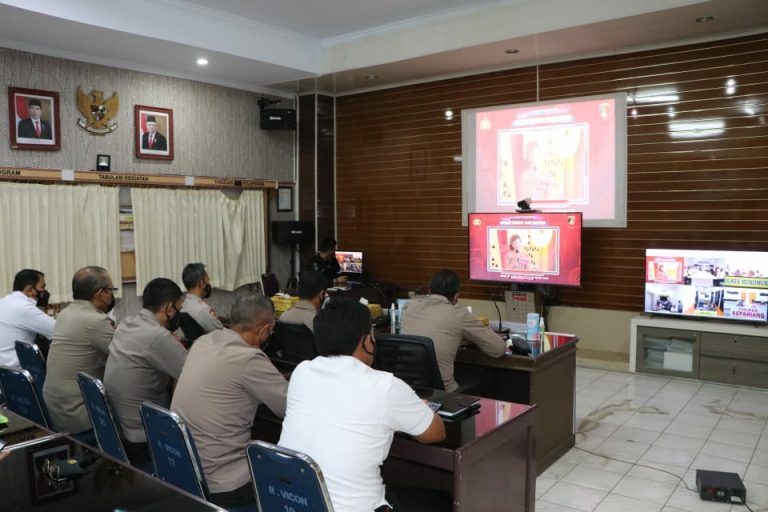 Kapolda Bengkulu Ikuti Lounching Aplikasi SP2HP dan E-PPNS Online Polri