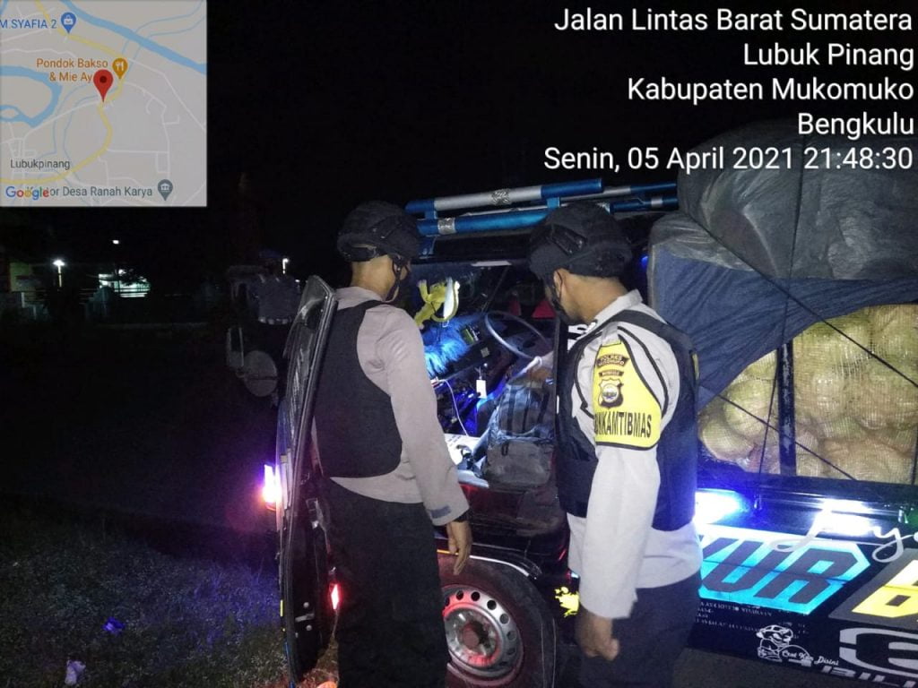 Polres Mukomuko Gelar Pemeriksaan di Perbatasan