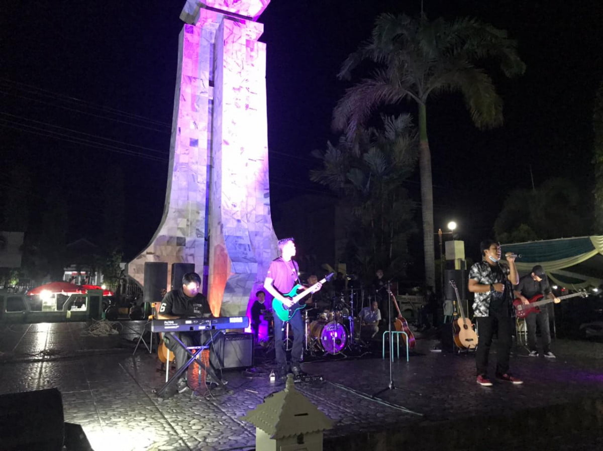 Polres BS Kawal Konser Musik Penggalangan Dana