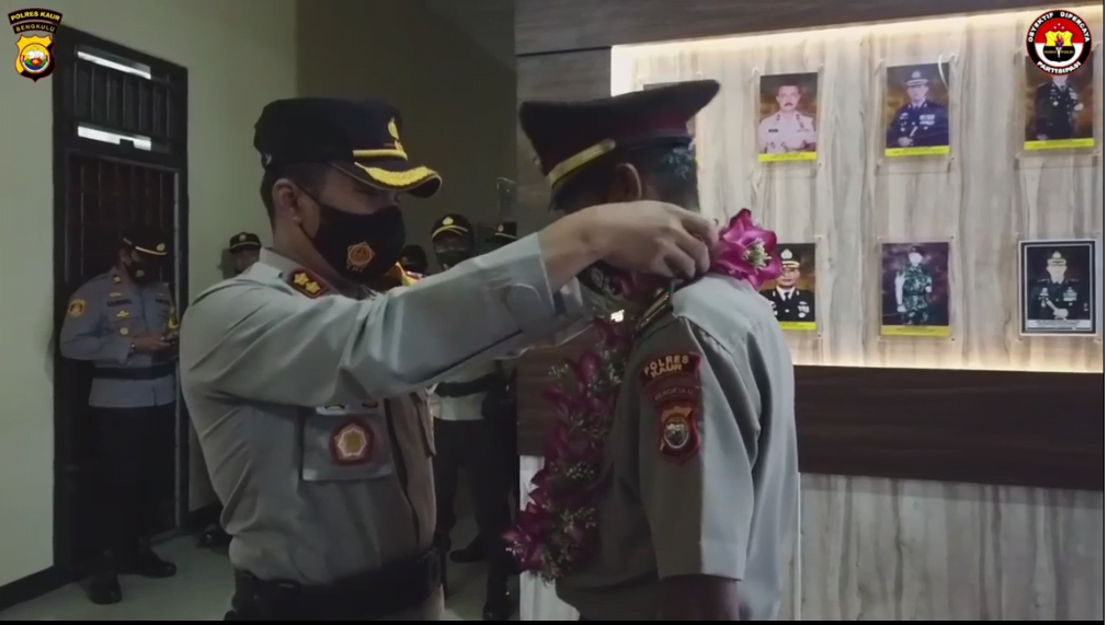Kapolres Kaur Ucapkan Terima Kasih Kepada AKP Sugiyo yang Masuki Purna Tugas