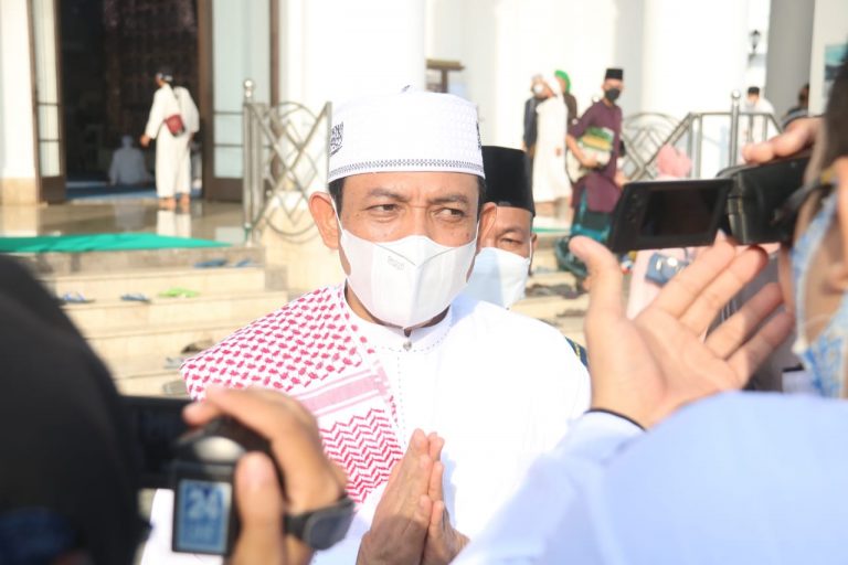 Khidmatnya Shalat Idul Fitri Walaupun di Masa Pandemi 