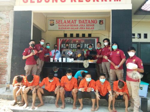 Tempo Seminggu, 10 Pelaku Tindak Pidana Ditangkap Polres Kaur