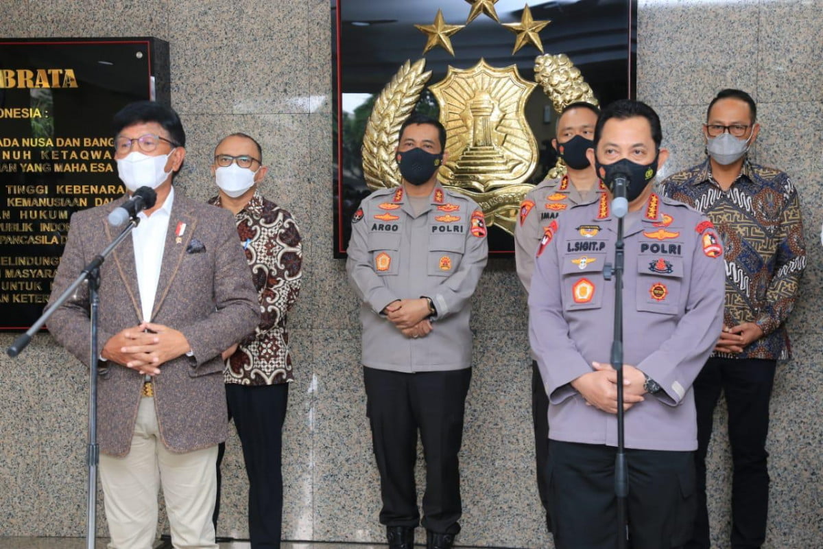 Kapolri Dukung Program Pembangunan Infrastruktur Teknologi Informasi Komunikasi