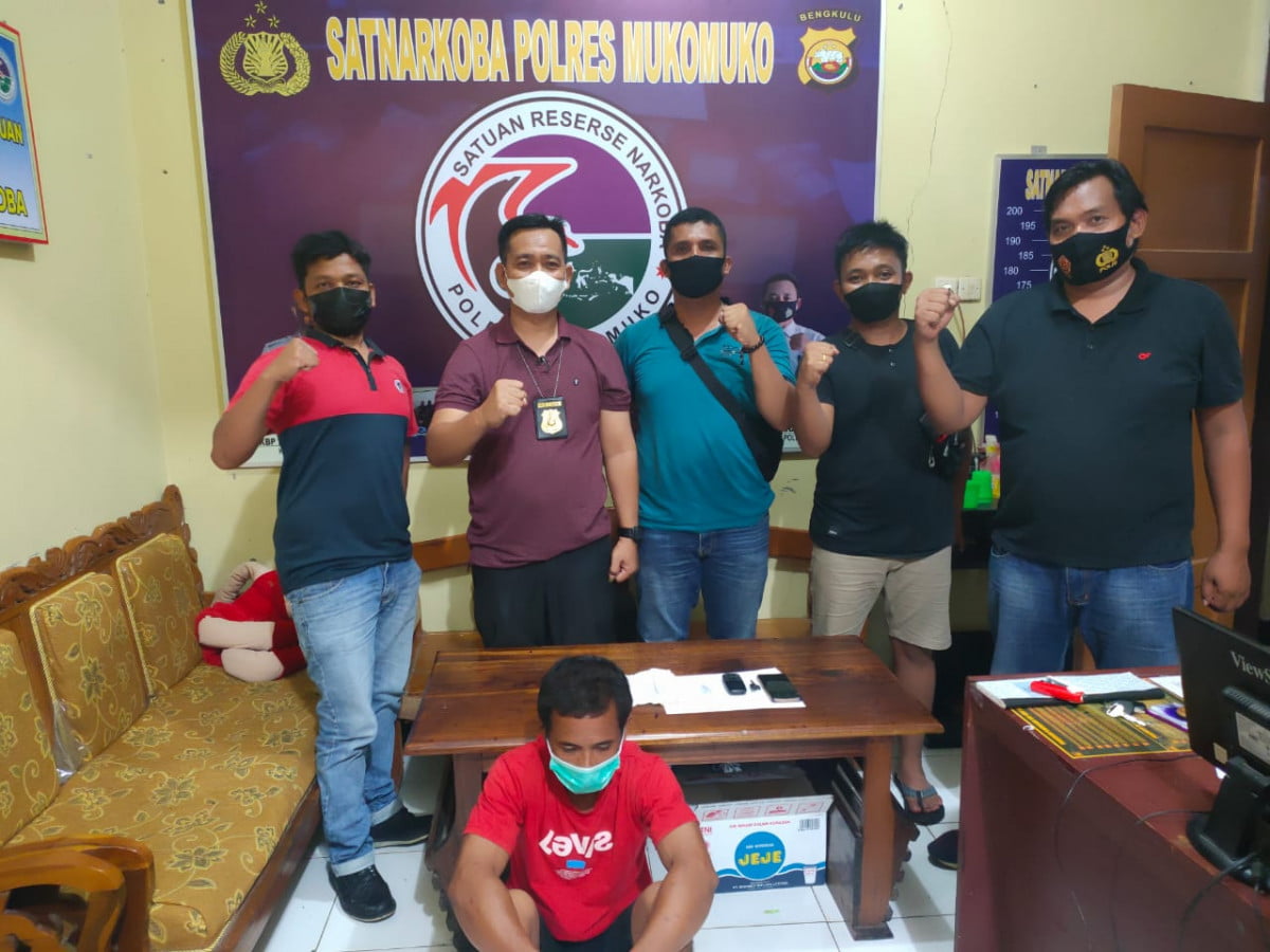 Polres Mukomuko Tangkap Pria Air Manjunto Terduga Bandar Narkoba