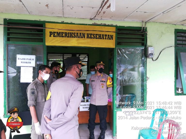Tim 1 Polda Bengkulu Kunjungi Polres Mukomuko, Cek Pos Pam Perbatasan Sumbar