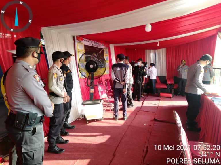 Tim Supervisi Cek Pelaksanaan Ops Ketupat di Simpang 6 Tais