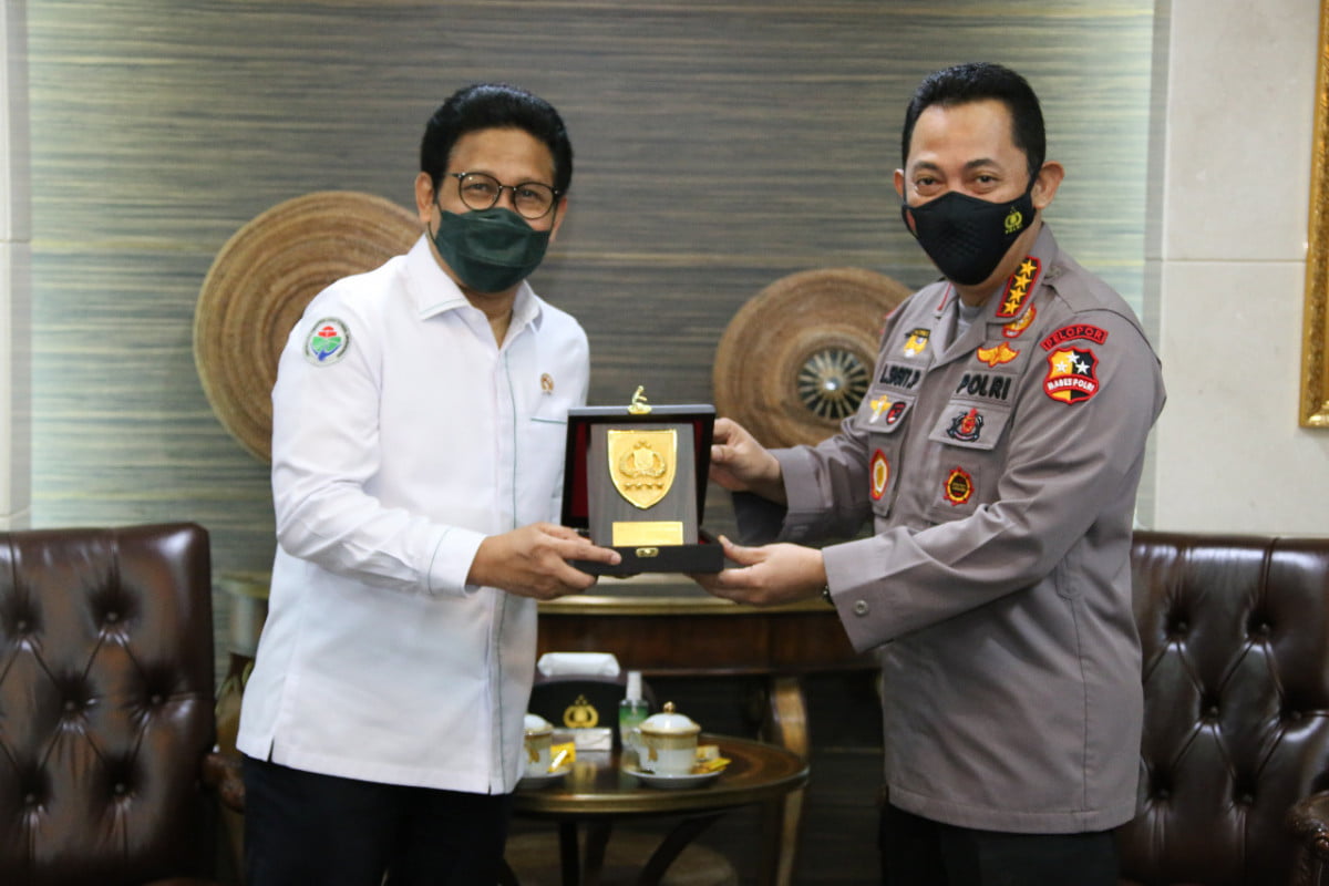 Audiensi Dengan Mendes PDTT, Kapolri Pastikan Pendampingan Edukasi Dana Desa