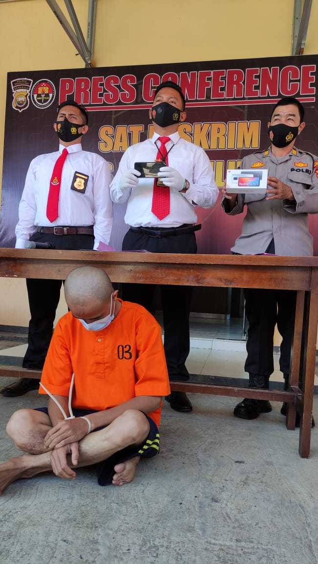 Maling HP Tetangga, Pemuda 24 Tahun Ditangkap Polisi