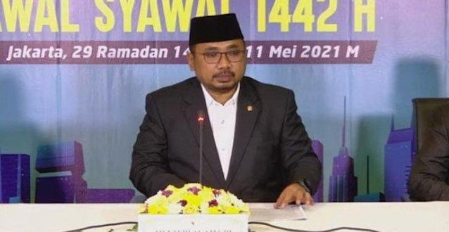 Pemerintah Tetapkan 1 Syawal 1442 H Jatuh pada 13 Mei 2021