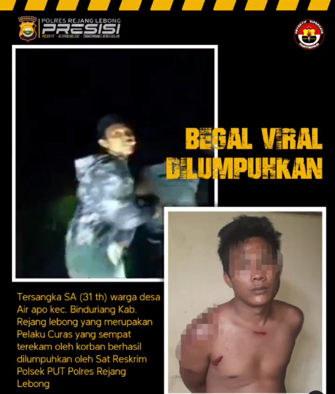 2 Pelaku Begal Travel Curup-Lubuklinggau Berhasil Ditangkap Polsek PUT