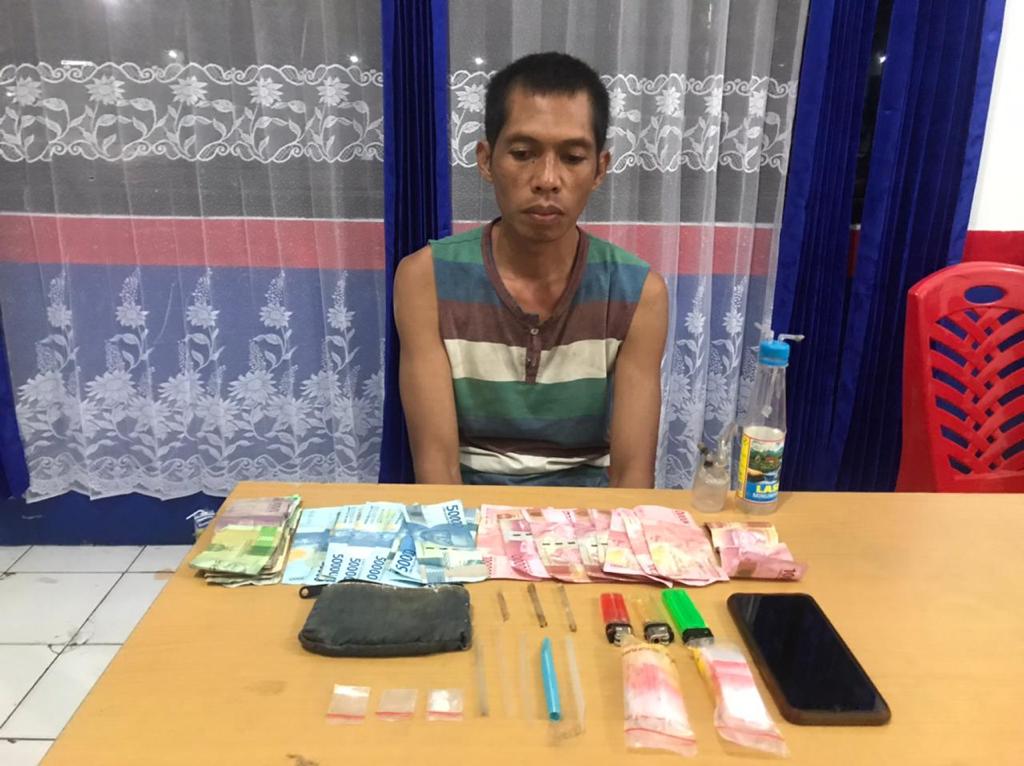 Diduga Edar Sabu Warga PUT Ditangkap Polisi