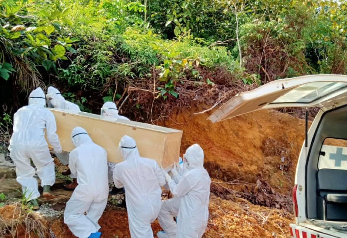 Dandim 1201 Ingatkan Agar Babinsa Mengimbau Warga Tak Mendekat Saat Pemakaman Pasien Covid-19