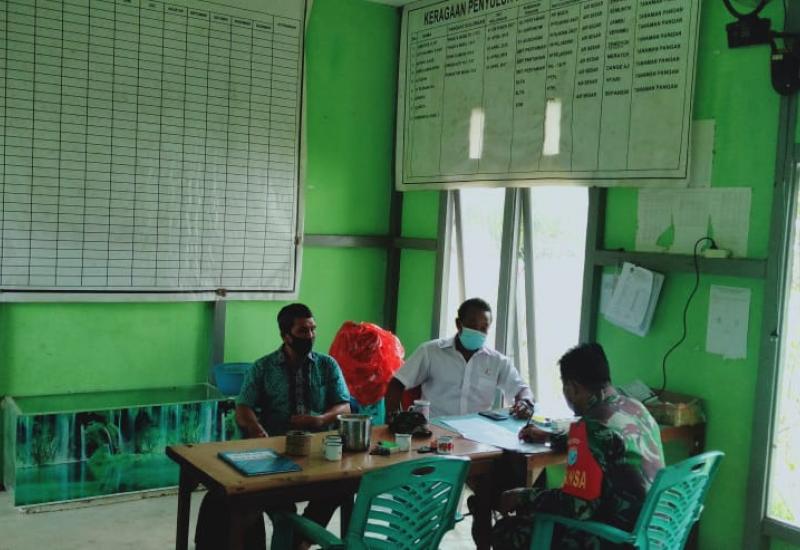 Babinsa Sungai Kunyit Bantu Damaikan Perselisihan Antar Pemuda Warga Binaan