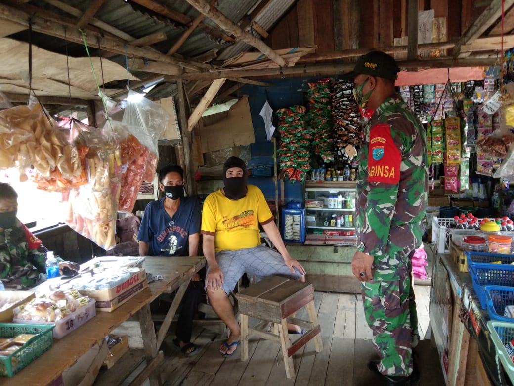 Dandim Imbau Pasar Tradisional Jadi Sasaran Babinsa Tegakkan Protokol Kesehatan